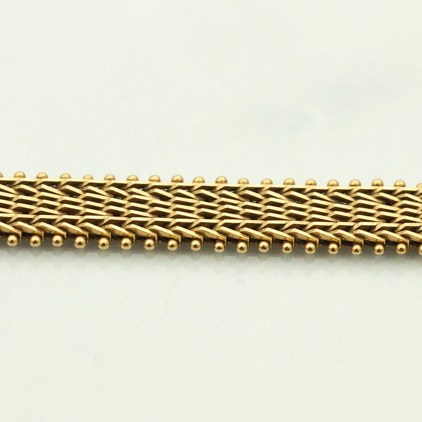 14K Gold Mesh Bracelet