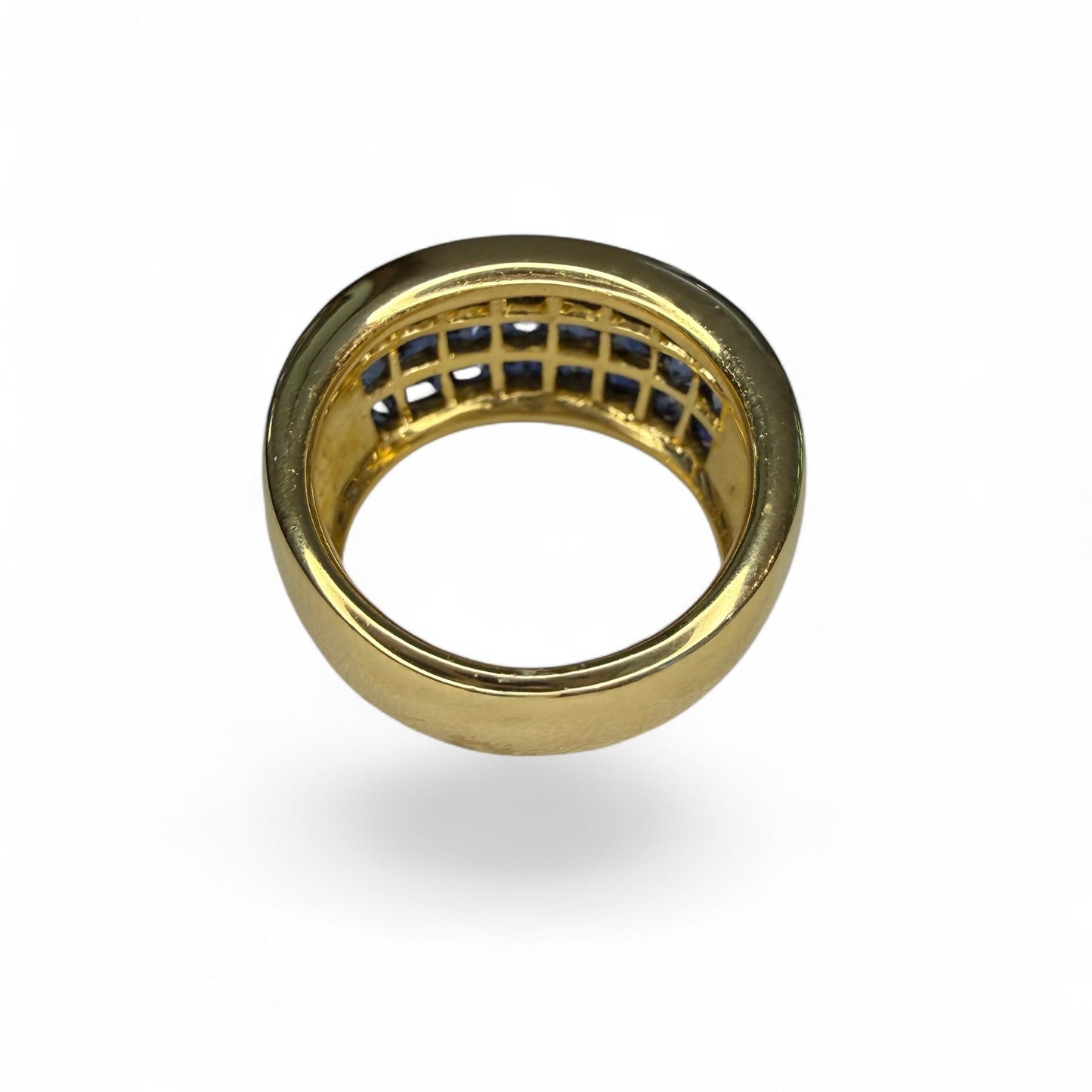 18k 2.50 CTW Sapphire Band