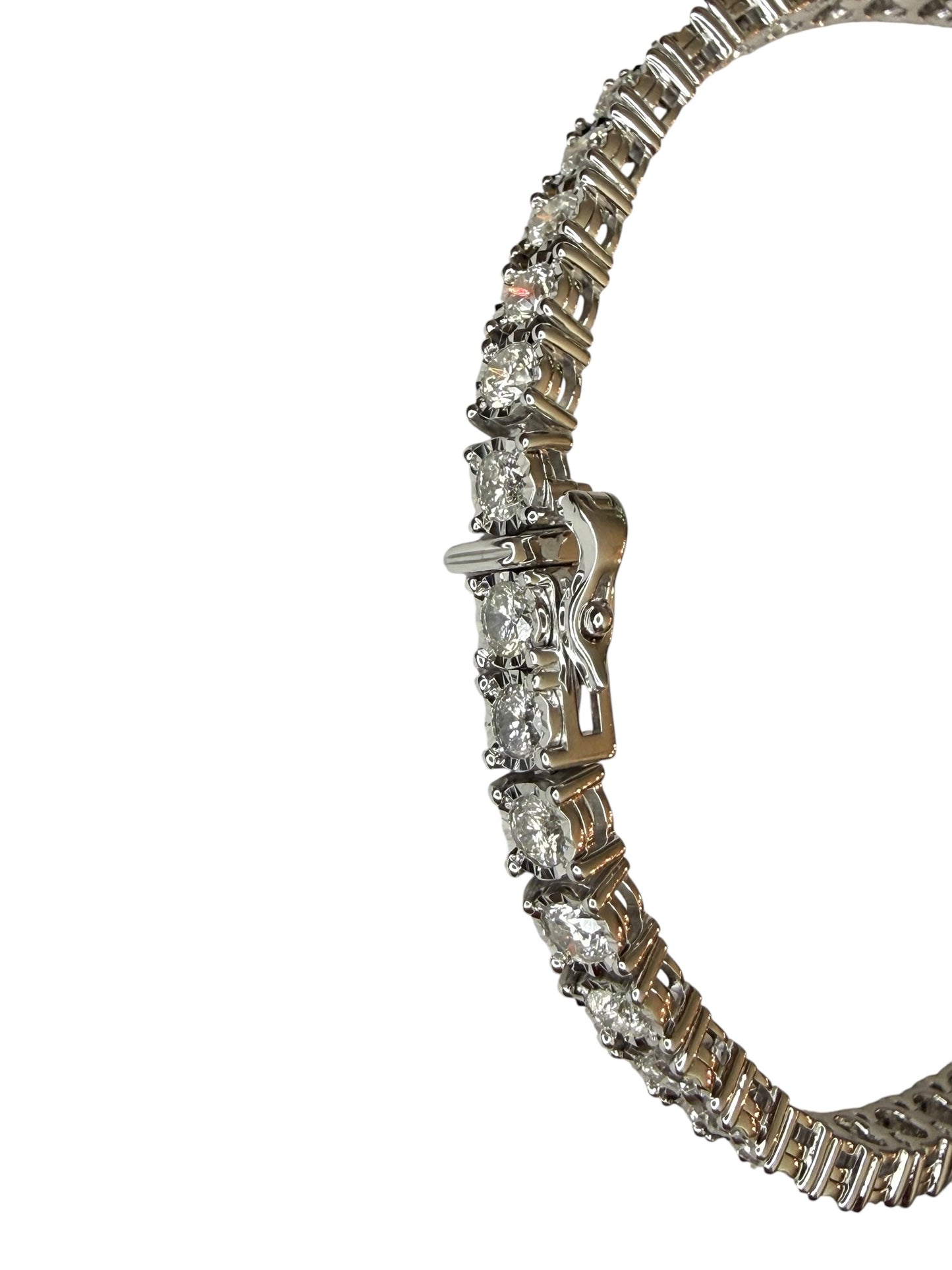 10k 4.00 CTW Diamond Tennis Bracelet