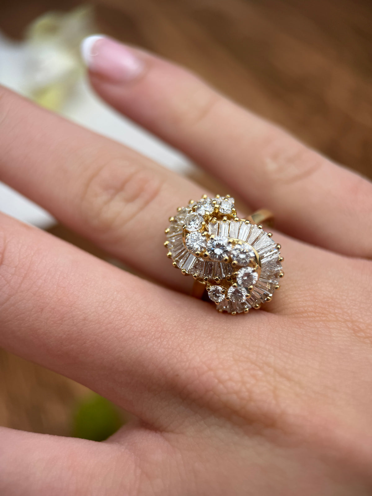 Balerina Rings 14K Diamond