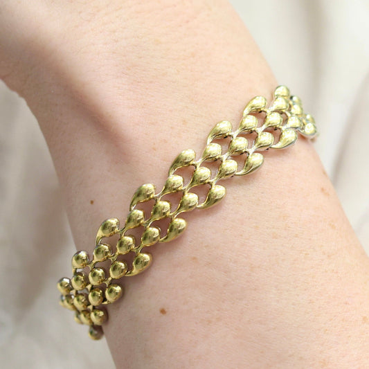 Antique 18K Yellow Gold Bracelet- Includes GIA Appraisal with Purchase