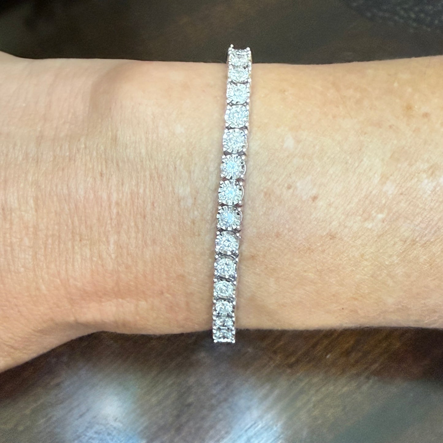 10k 4.00 CTW Diamond Tennis Bracelet