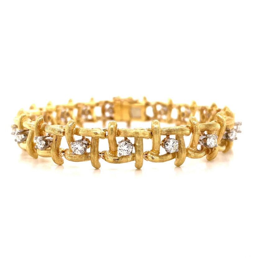 18K 1.95 CTW Diamond Bracelet- Includes GIA Appraisal