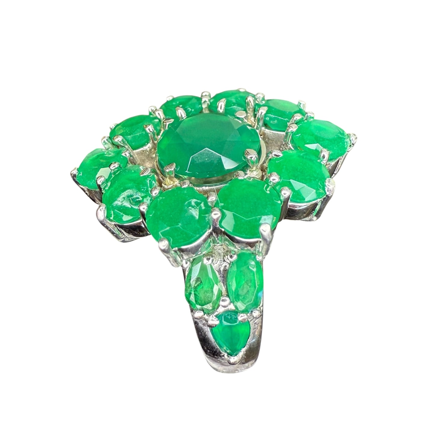 14k 9.048 CTW Emerald Cocktail or Engagement Ring-Includes GIA Appraisal