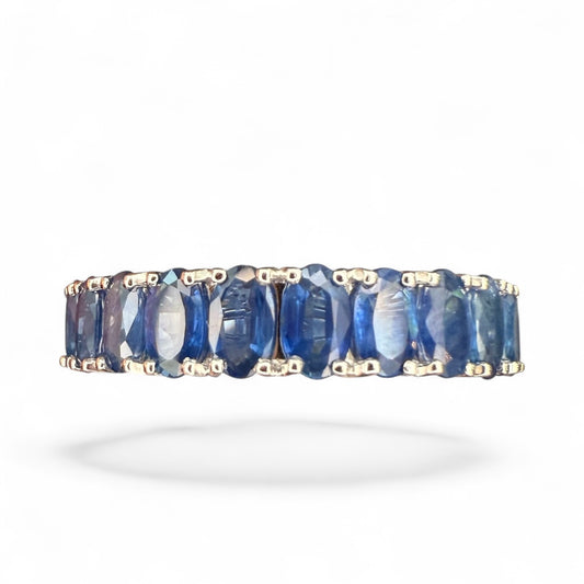 14K 5.76 Sapphire Eternity Band