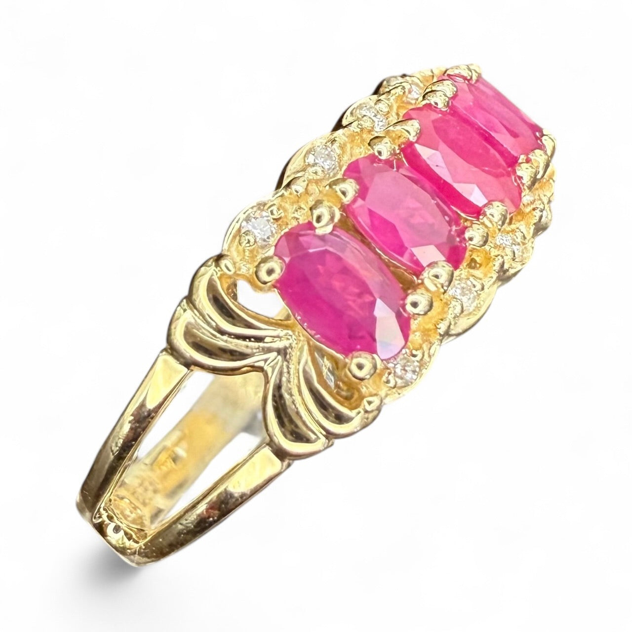 Effy 14k Ruby and Diamond Ring