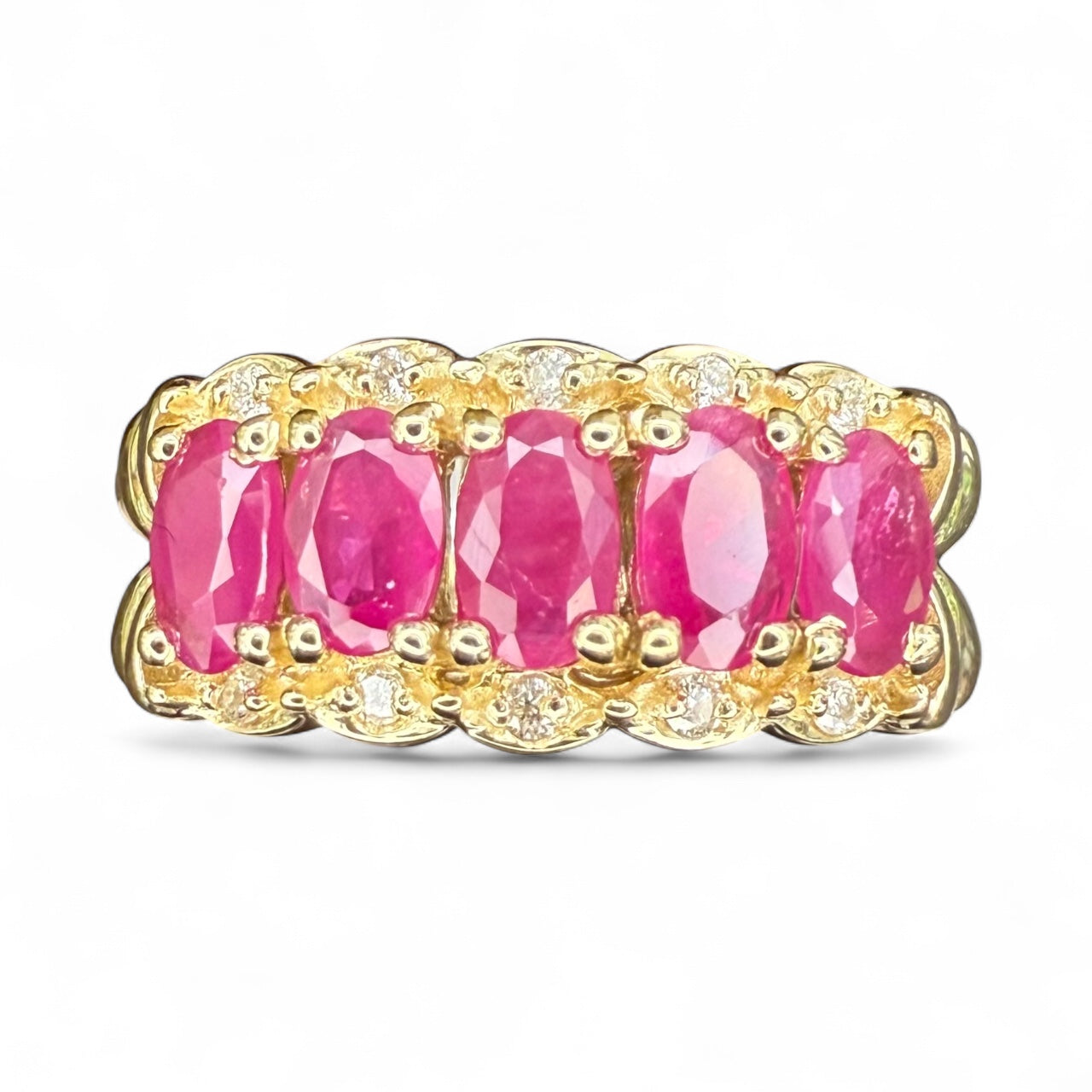 Effy 14k Ruby and Diamond Ring