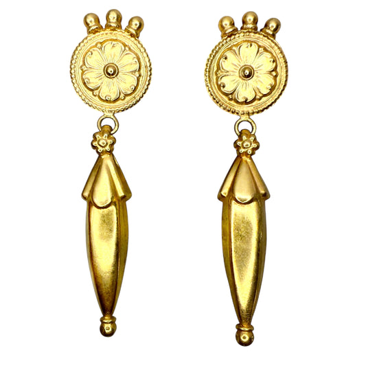Antique 22k Yellow Gold Earrings