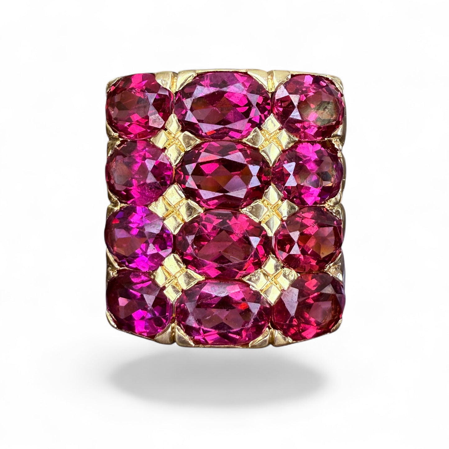 14k 10.13 CTW Garnet Ring-Includes GIA Appraisal