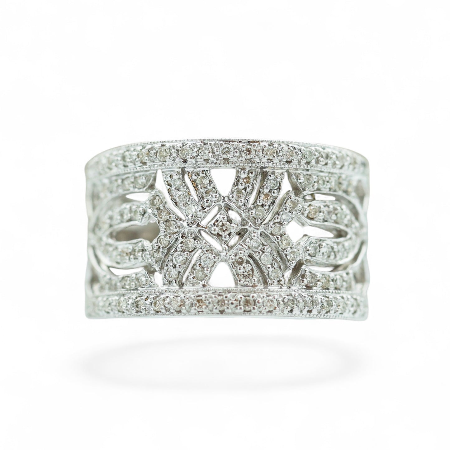 14K Diamond Band