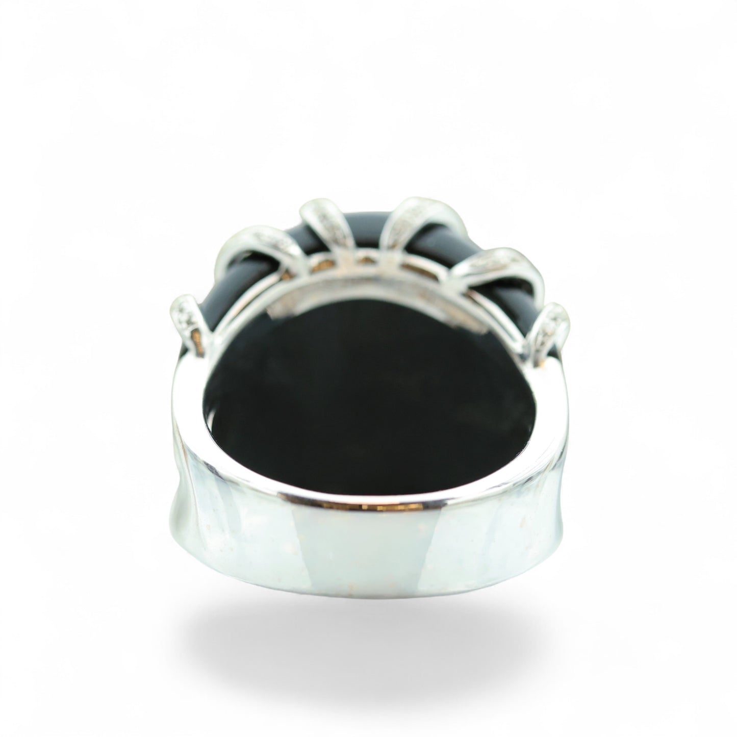 18K Zebra Onyx and Diamond Ring-Includes GIA Appraisal Upon Purchase