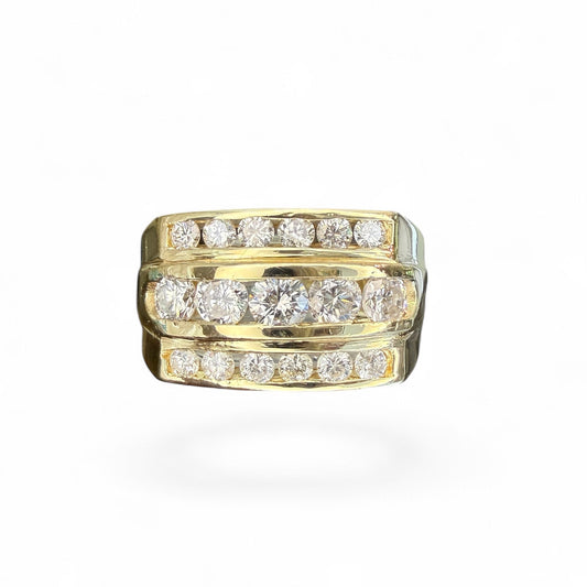 14k Diamond Band