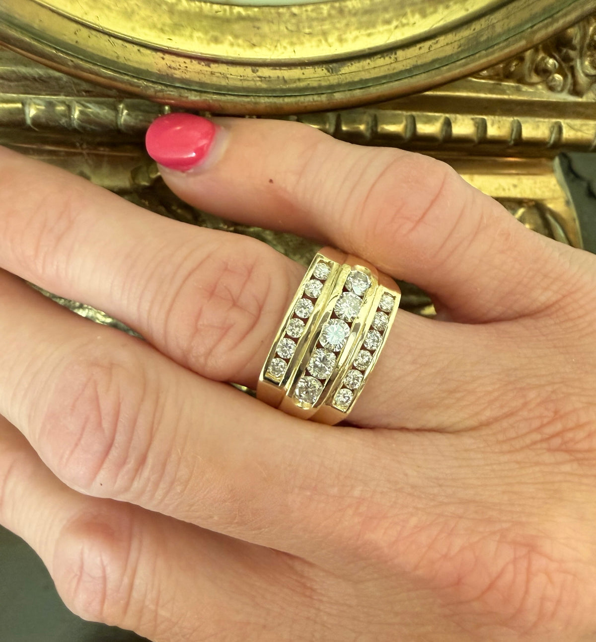 14k Diamond Band