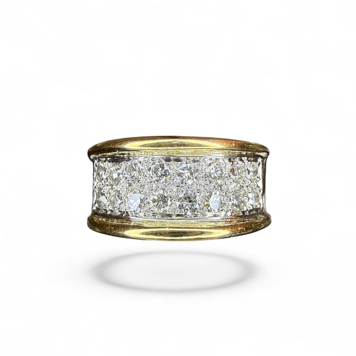 18k Pave Diamond Band