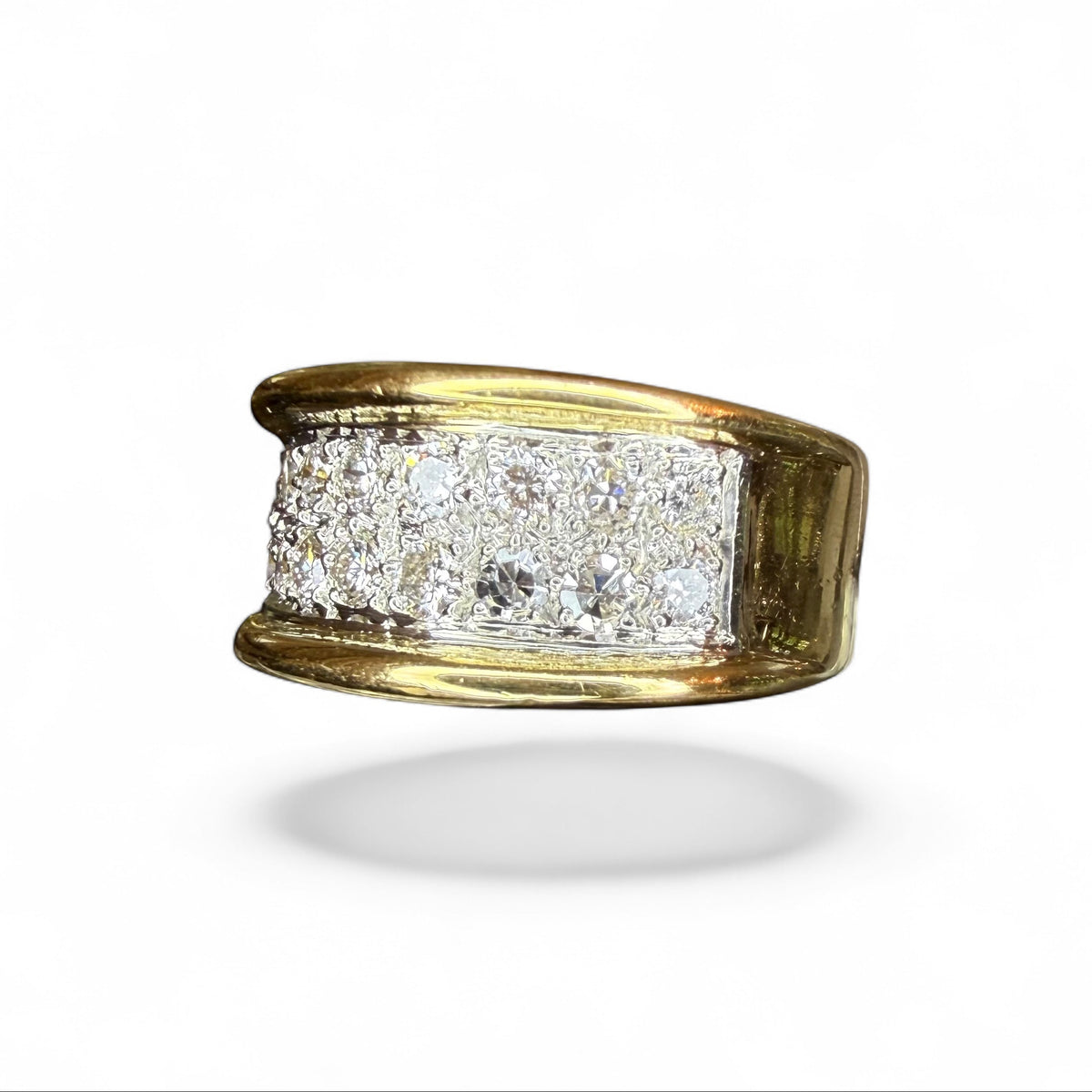 18k Pave Diamond Band
